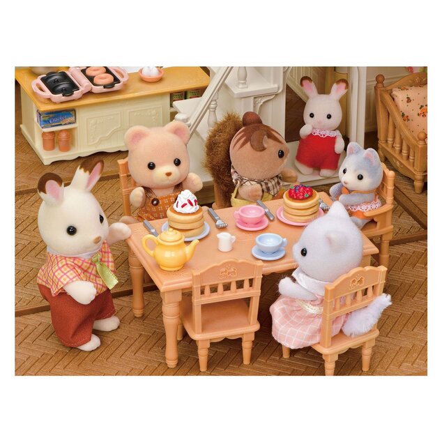 Sylvanian Families Poschodový dom s červenou strechou a svetlami