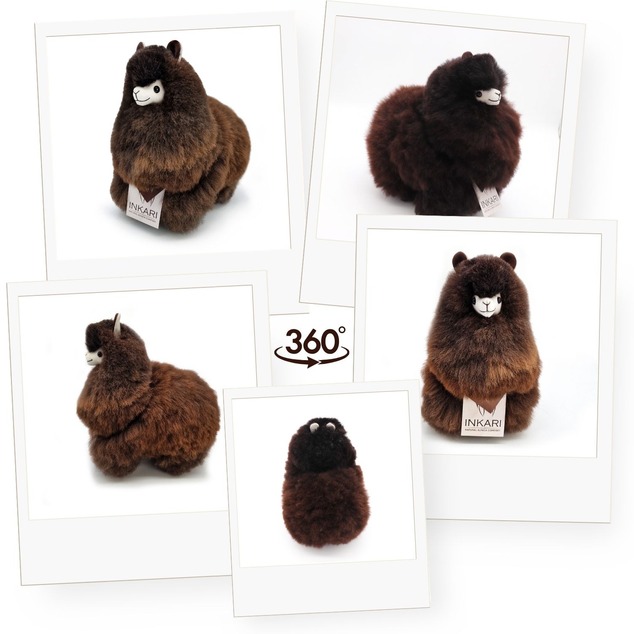 INKARI Plyšová hračka Alpaca Small Cacao 23cm