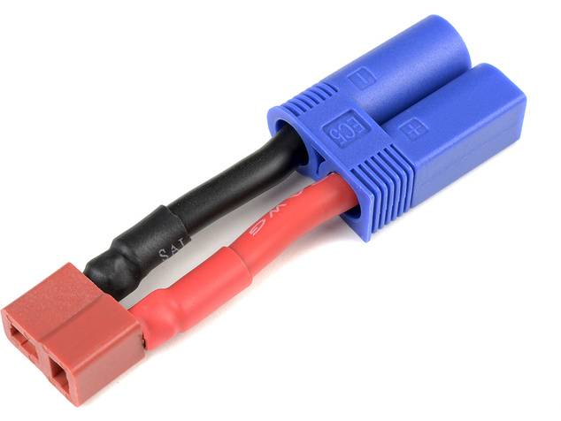 Konverzný kábel Deans batéria - EC5 prístroj 12AWG