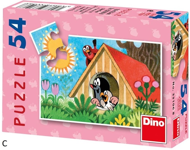 Dino Krtko 54 mini Puzzle