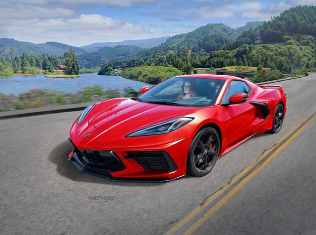 ModelSet auto 67714 - Corvette C8 Coupé (1:24)