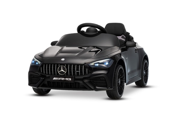 Elektrické autíčko Mercedes CLE 12V s pohonom zadných kolies, čierne, Jednomiestne, Lítiov