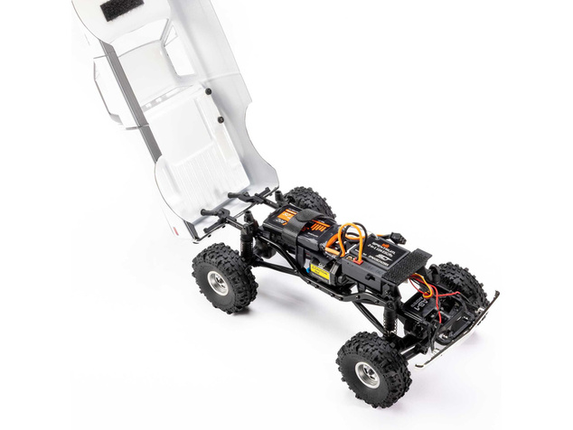Axial SCX24 Chevrolet C10 1971 1:24 4WD RTR oranžni