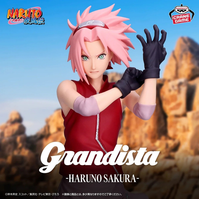Bandai - Naruto Shippuden Grandista-Sakura Haruno &amp;amp; Sasuke Uchiha-(A:Sakura Haruno)