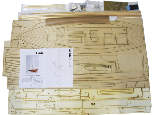 Krick Folkeboot 1:7.6 RC kit