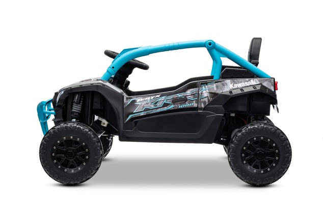 Elektrické autíčko Kawasaki TERYX KRX 1000 12V, modré, jednomiestne, odpružená zadná nápra
