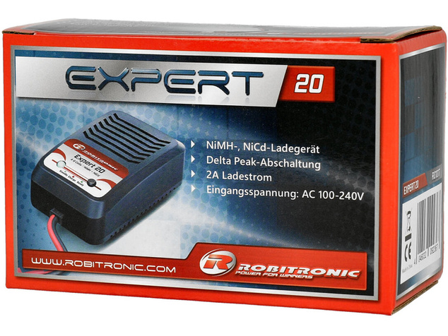 Robitronic Ladegerät Expert 20W 4-8NiMH AC