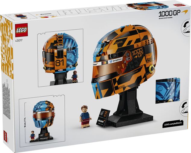 LEGO® Editions 43017 Čelada Oscar Piastri iz ekipe McLaren Mastercard F1®