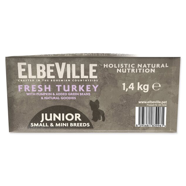 Krmivo ELBEVILLE Puppy and Junior Mini Healthy Development Fresh Turkey 1,4kg