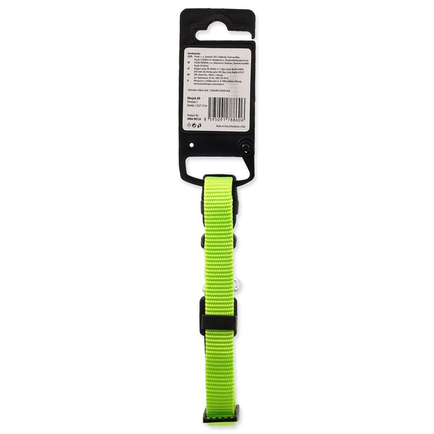 Obojok Active Dog Premium S limetka 1,5x27-37cm