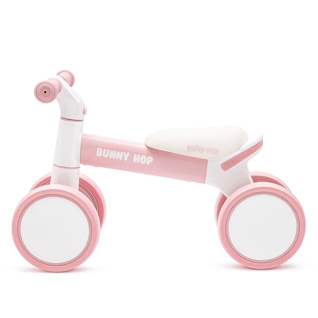 Detské odrážadlo Baby Mix Bunny Hop ružové
