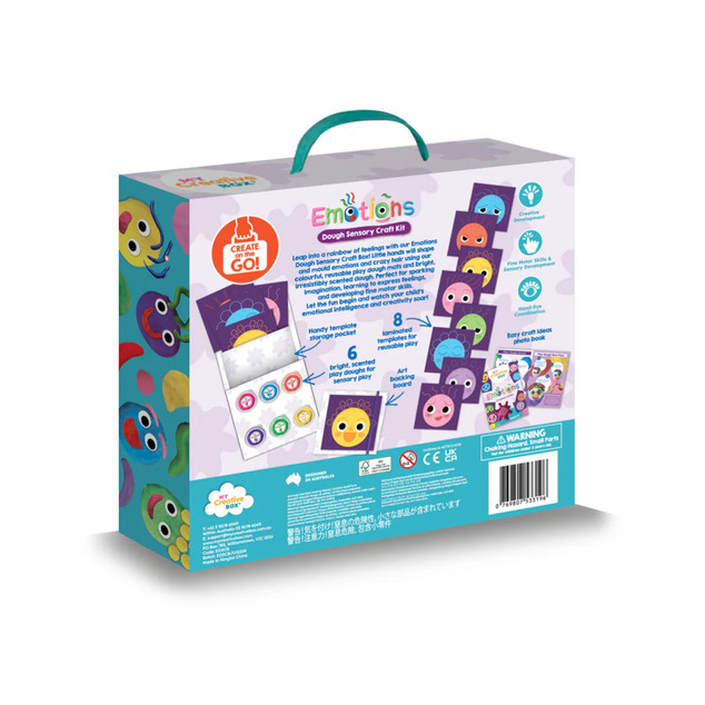 MY CREATIVE BOX® Senzorická kreatívna sada na modelovanie Emócie