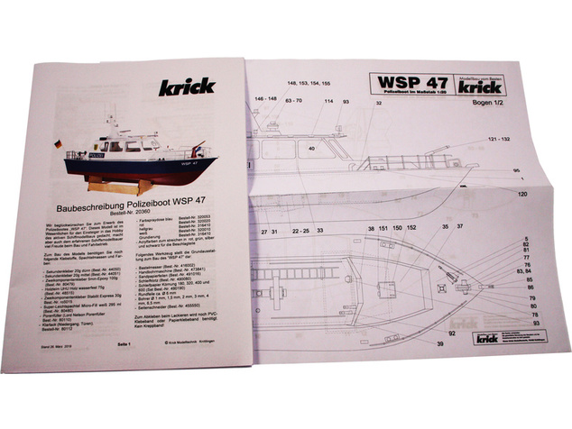 Krick barca della polizia WSP47 kit