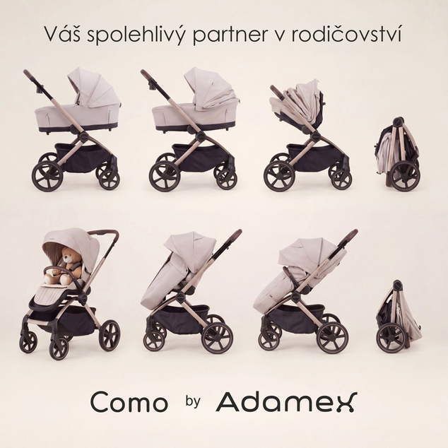 ADAMEX Kočík kombinovaný Como Natura Beige