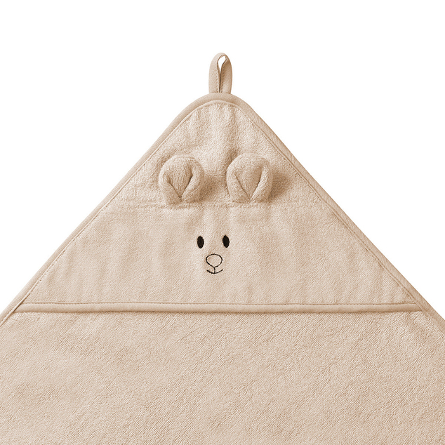 BABYONO Osuška bambusová Super Soft Dark Beige 100x100 cm