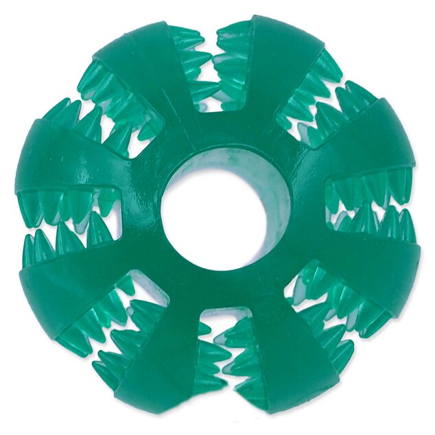 Loptička Dog Fantasy DENTAL MINT zelená 6cm