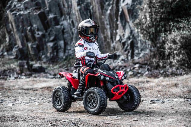 Elektrická štvorkolka Can-am Renegade, 12V červená