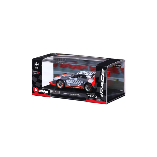 Bburago 1:43 Racing Audi S1 e-tron quattro in decorative box