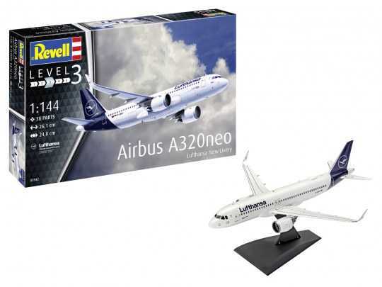 Modelset Flugzeug 63942 - Airbus A320 neo Lufthansa (1:144)