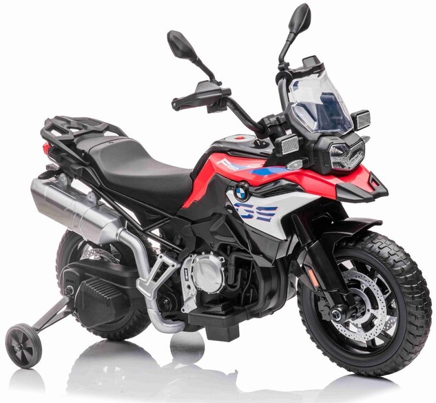 Elektromotorrad BMW F850 GS, lizenziert, 12-V-Batterie, weiche EVA-Räder, 2 x 35-W-Motor