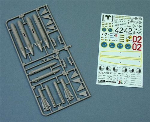 Model Kit letadlo 2638 - JAS 39 A GRIPEN (1:48)