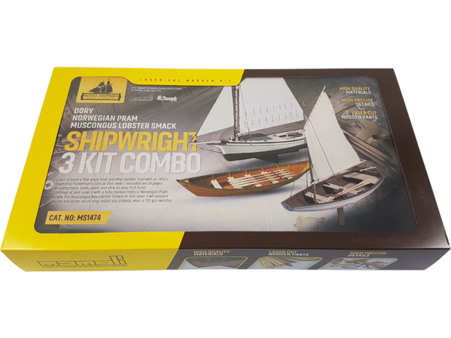 Model Shipways Shipwright 3 Kit Combo
