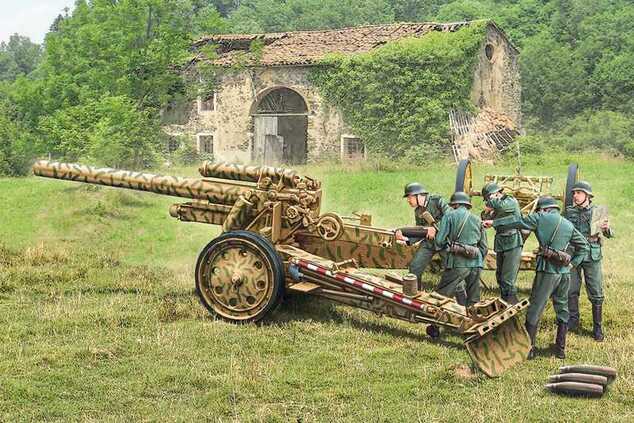 Model Kit military 7082 - 15 cm Field Howitzer / 10,5 cm Field Gun (1:72)