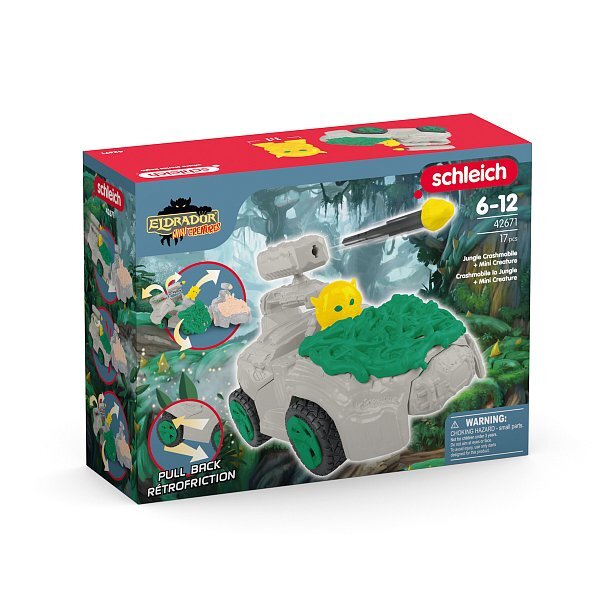 Schleich CrashMobile z džungle s figúrkou Mini Creature