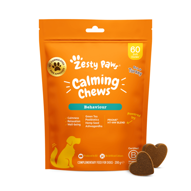 Zesty Paws Calming Chews (60 ks) – funkčný doplnok stravy pre psov na pokoj a pohodu