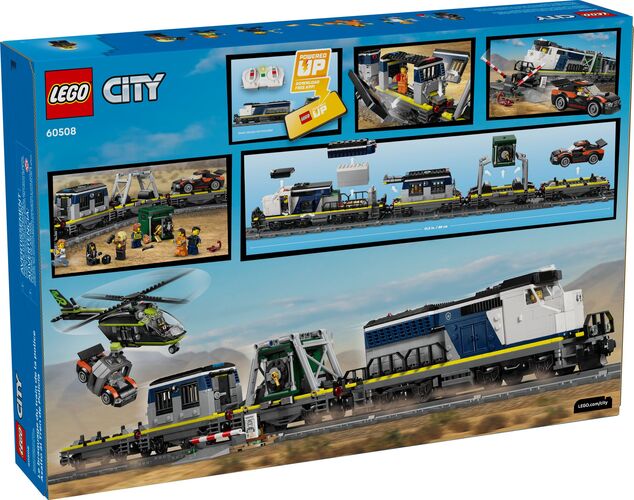 LEGO® City 60508 Jaf în trenul de poliție