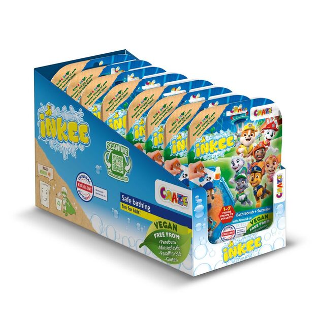 INKEE - Šumivá bomba do kúpeľa s prekvapením - Paw Patrol
