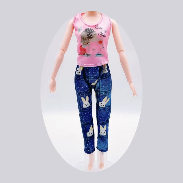 Bábika módna 29cm s oblečením 8ks a doplnkami