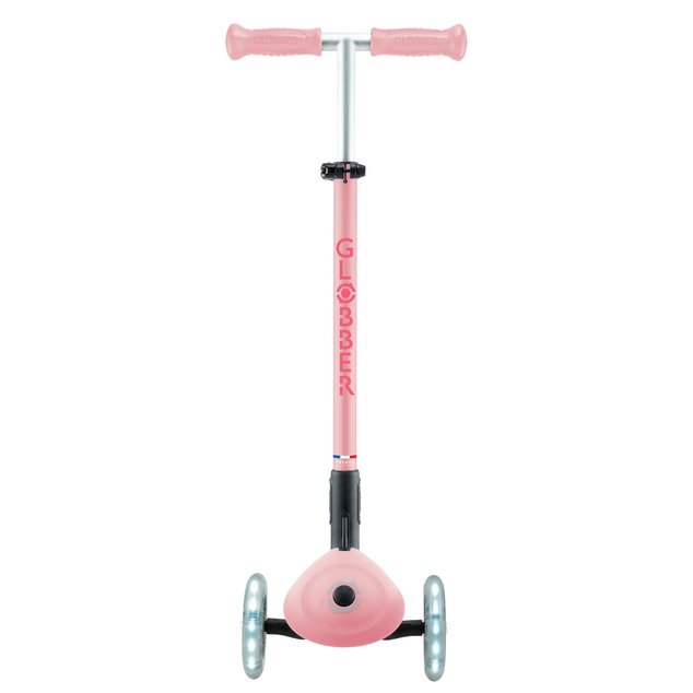 Globber otroški zložljiv skiro Elite Lights Pastel Pink