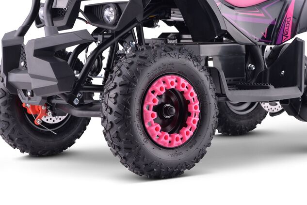 Elektrisches Kinder-Quad Beneo Motors Veloci pink - 800W