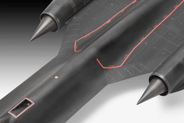Plastic ModelKit letadlo 03751 - Lockheed SR-71B Blackbird (1:48)