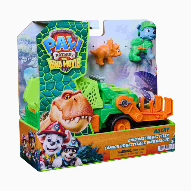 Spin Master Pattuglia Paw Dino veicolo d'azione Rocky