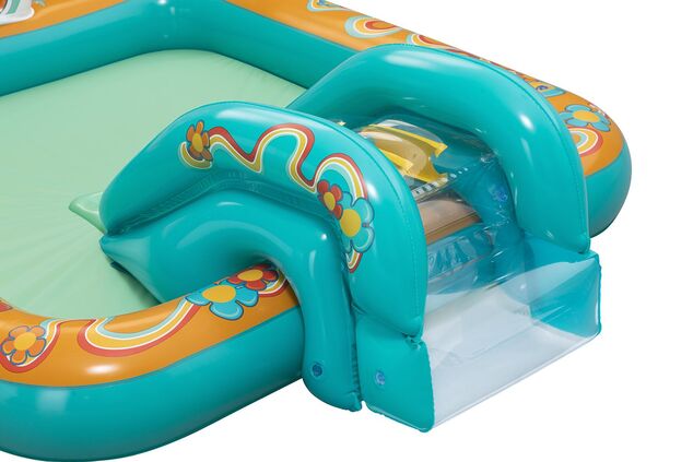 Bestway 53164 Detské nafukovacie herné centrum Retro Groove, 193 x 152 x 74 cm