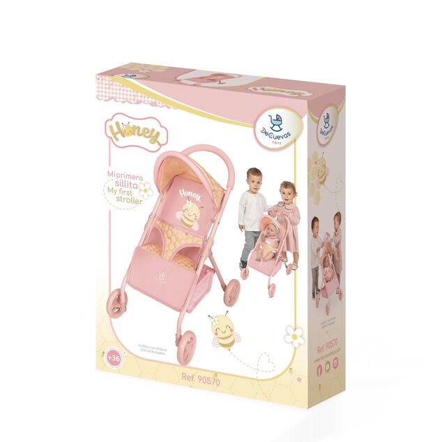 DeCuevas 90570 Passeggino sportivo per bambole Honey 2026 – 55 cm