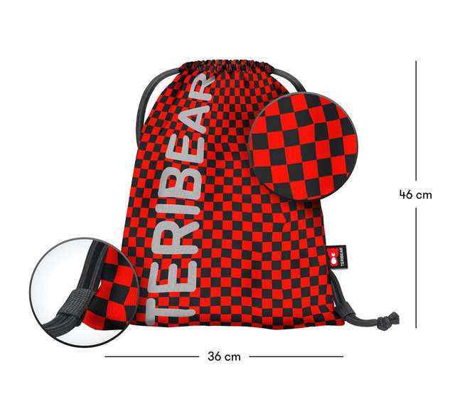 BAAGL Tasche Skate TERIBEAR rot