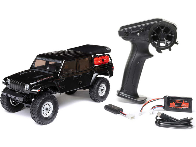 Axial SCX24 Jeep Gladiator 1:24 4WD RTR čierny