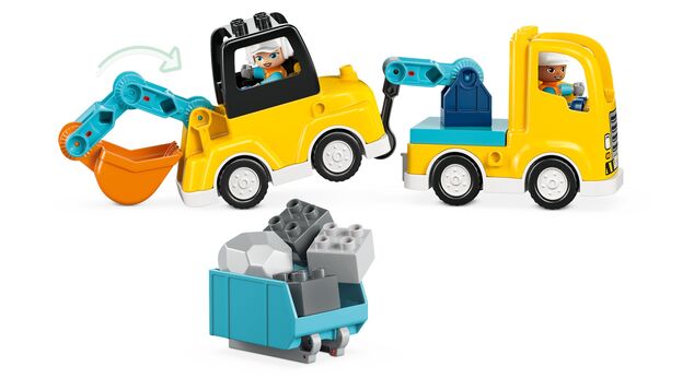 LEGO® DUPLO® 10475 Vozidlá na stavbe 3 v 1