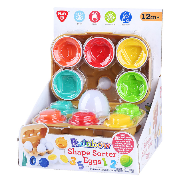 PLAYGO - Mavrična embalaža za jajca 2