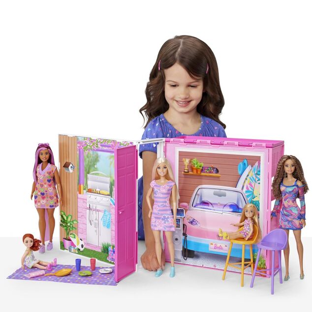 Mattel Barbie Puppenhaus mit Puppe