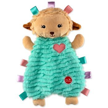 Hračka Dog Fantasy Cuddle Ovečka tyrkysová 29cm
