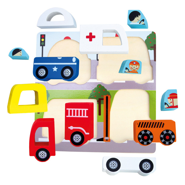 Bino 3D Puzzle, Rettungsfahrzeuge