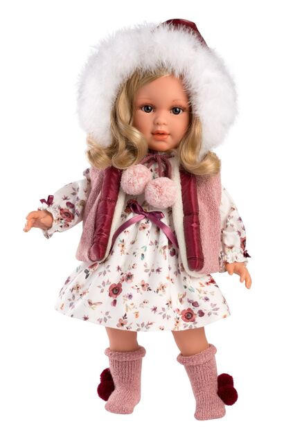 Llorens 540L LUCIA - realistická bábika s mäkkým látkovým telom - 40 cm