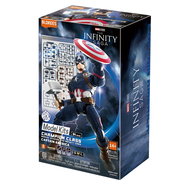 MARVEL HERO BLOKEES Classe Campione 03 Capitan America