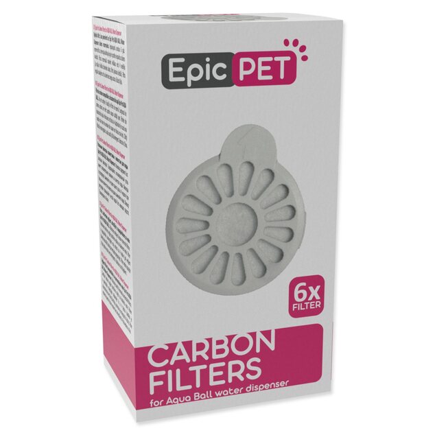 Filter Epic Pet uhlíkový pre AQUA BALL zásobník na vodu 6ks