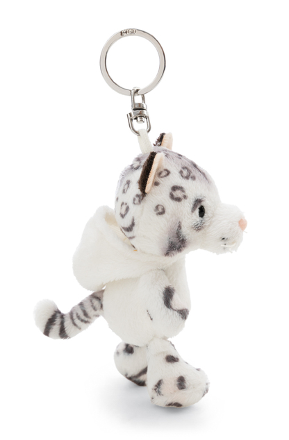 NICI GREEN Portachiavi Leopardo delle nevi Eleni Snowbell, 10 cm