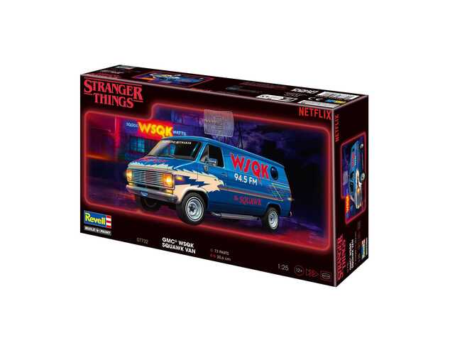 Plastic ModelKit STRANGER THINGS autó 07732 - GMC® WSQK Squawk Van (1:25)